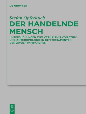 cover image of Der handelnde Mensch